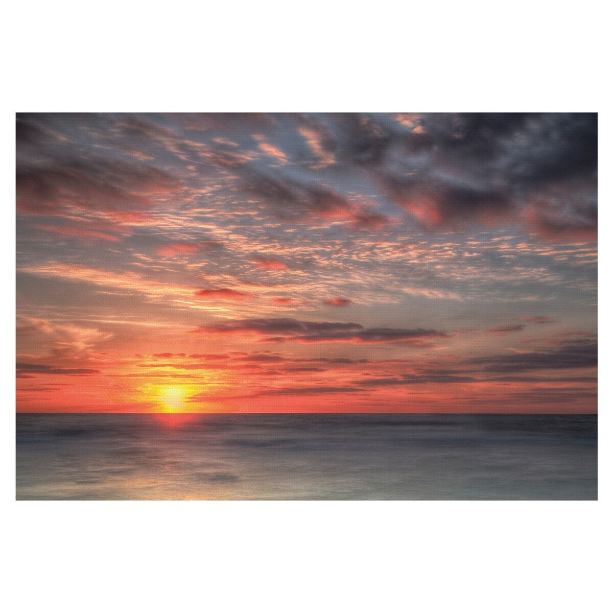 Atlantic Sunrise No. 9 by Robert J. Amoruso Canvas Art Print