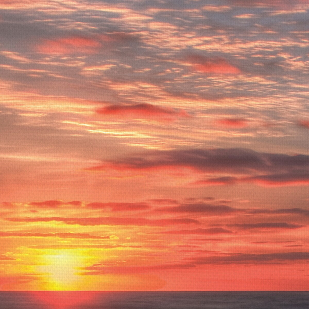 Atlantic Sunrise No. 9 by Robert J. Amoruso Canvas Art Print