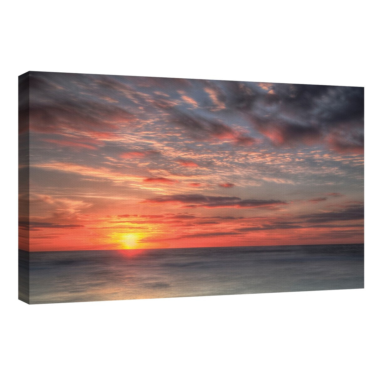 Atlantic Sunrise No. 9 by Robert J. Amoruso Canvas Art Print