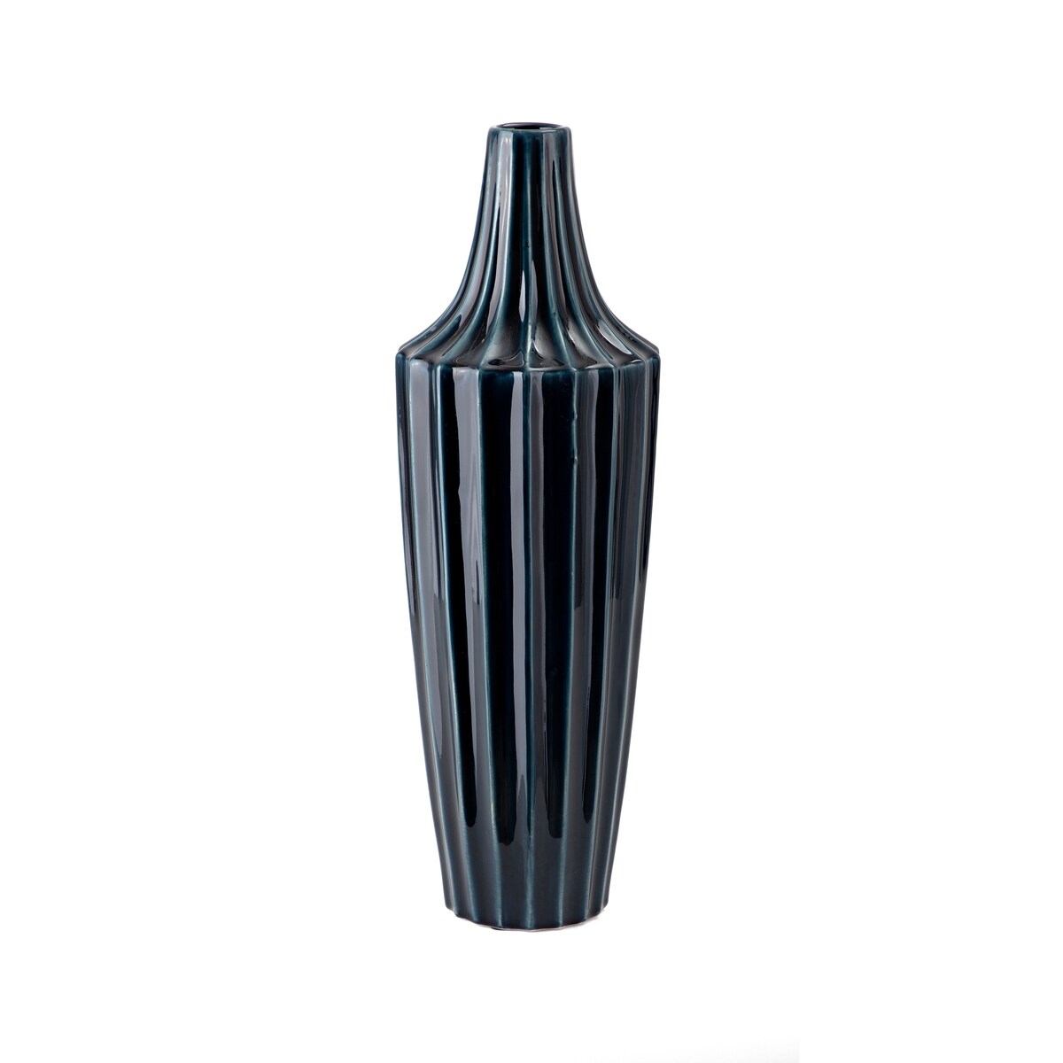 Atlantis Small Blue Ceramic Vase