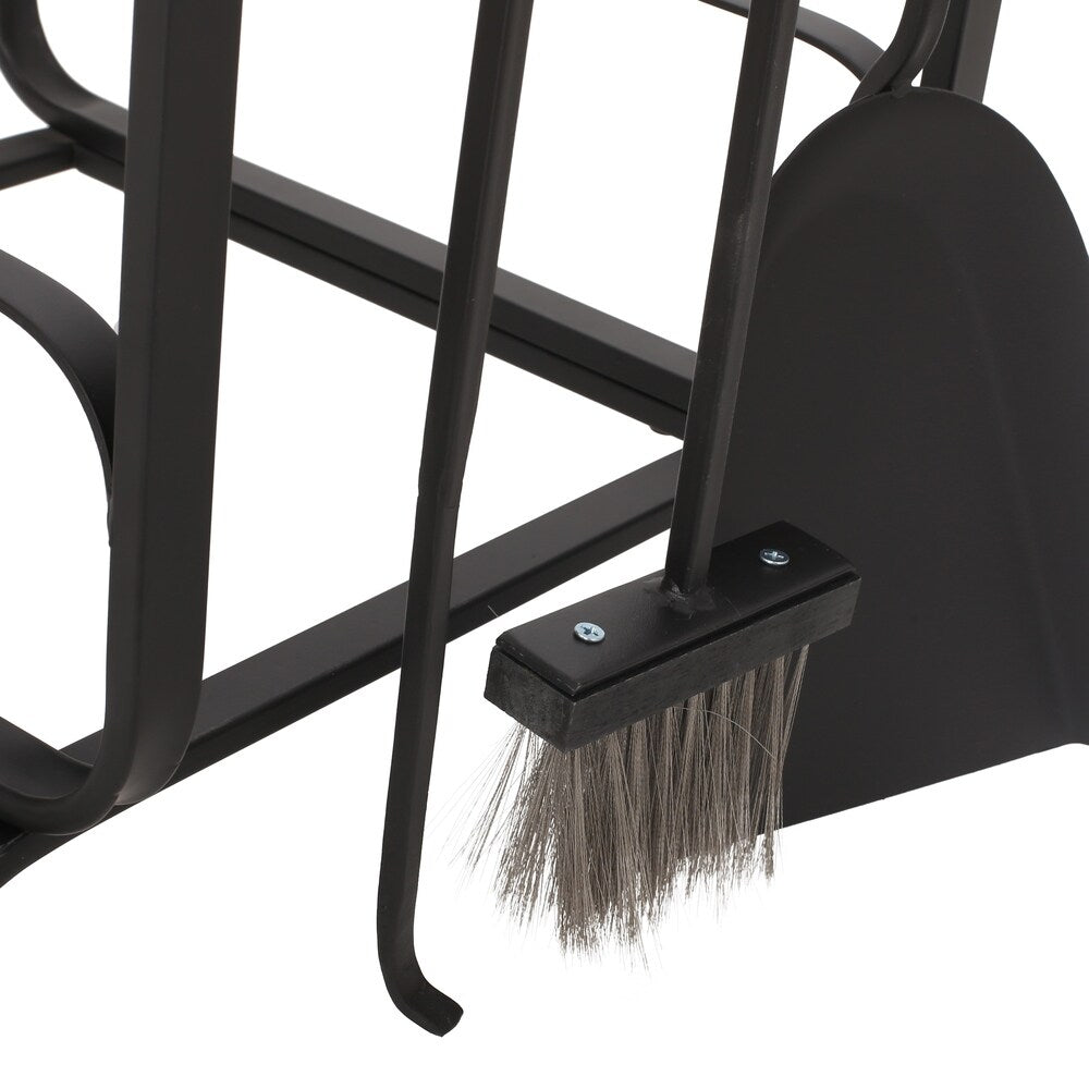 Atmore Log Rack and Tool Set by Christopher Knight Home - 17.00" W x 15.00" L x 30.00" H