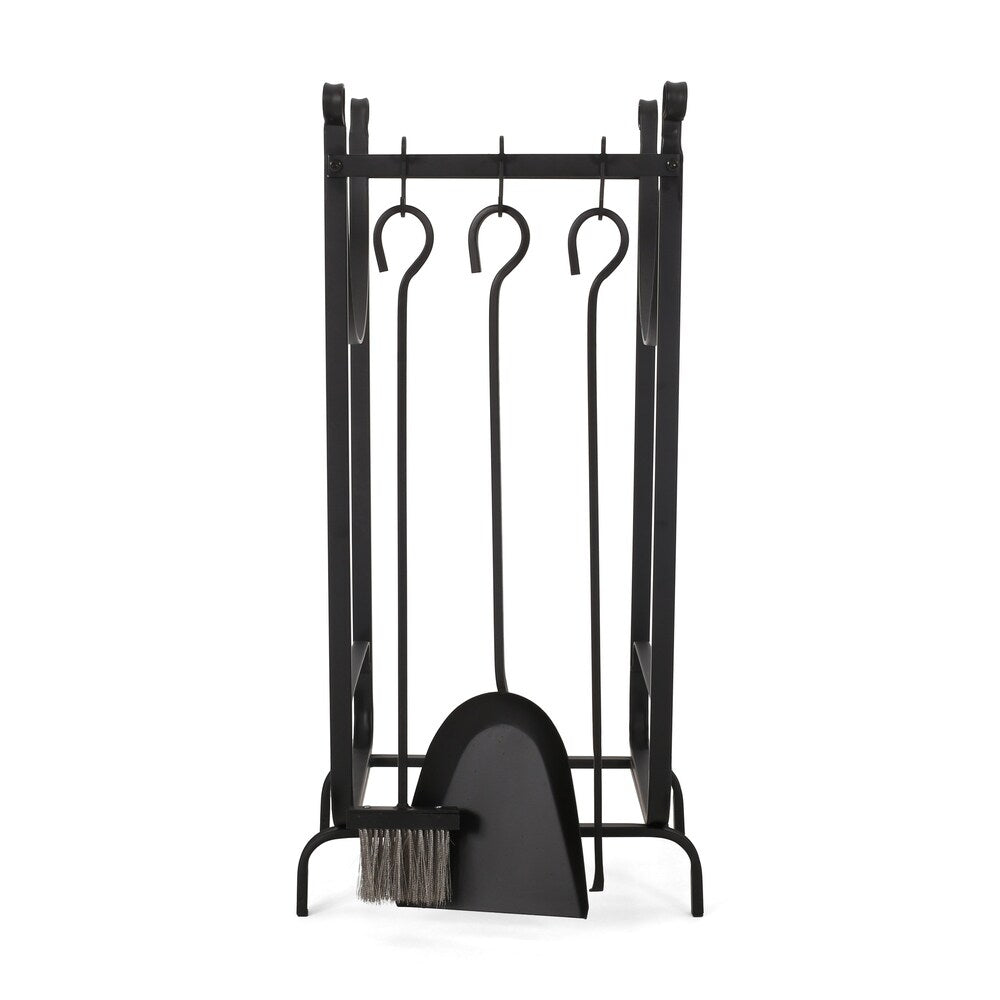 Atmore Log Rack and Tool Set by Christopher Knight Home - 17.00" W x 15.00" L x 30.00" H