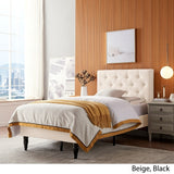 Atterbury Twin-size Contemporary Tufted Platform Bed by Christopher Knight Home