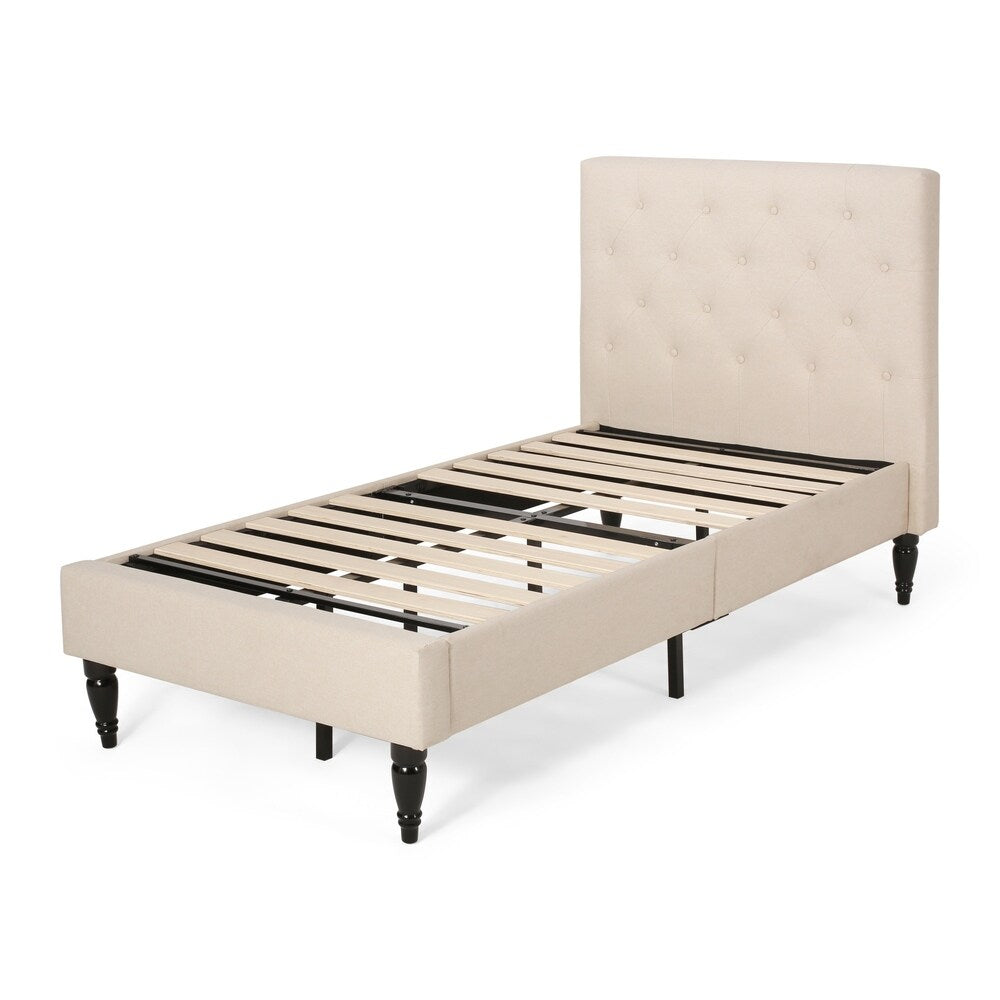 Atterbury Twin-size Contemporary Tufted Platform Bed by Christopher Knight Home