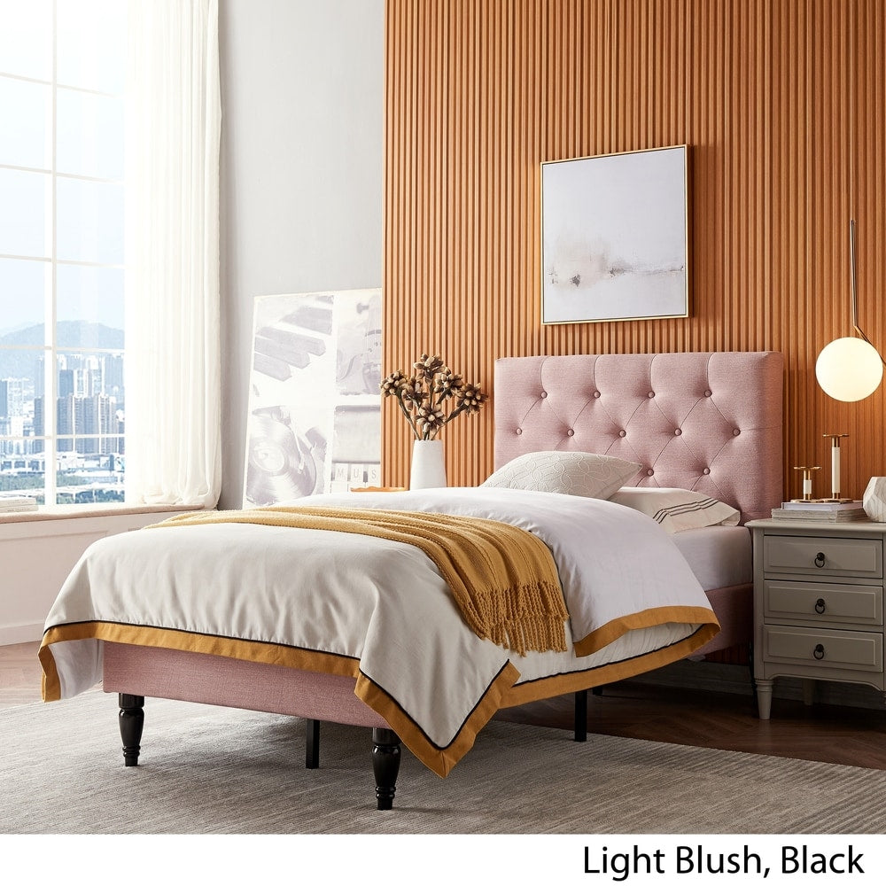 Atterbury Twin-size Contemporary Tufted Platform Bed by Christopher Knight Home