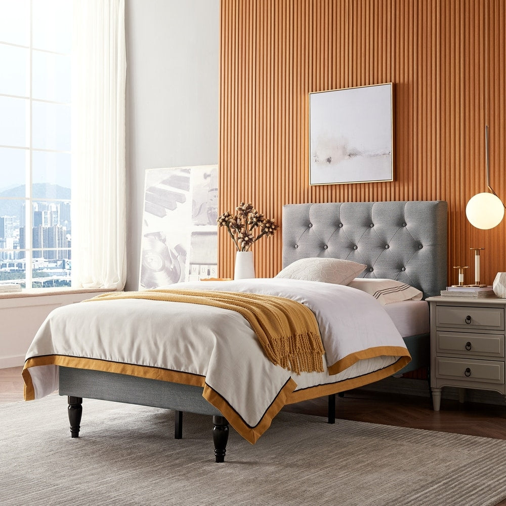 Atterbury Twin-size Contemporary Tufted Platform Bed by Christopher Knight Home