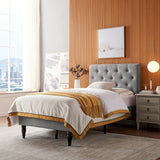 Atterbury Twin-size Contemporary Tufted Platform Bed by Christopher Knight Home