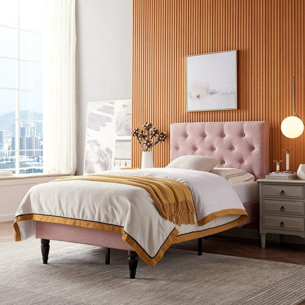 Atterbury Twin-size Contemporary Tufted Platform Bed by Christopher Knight Home