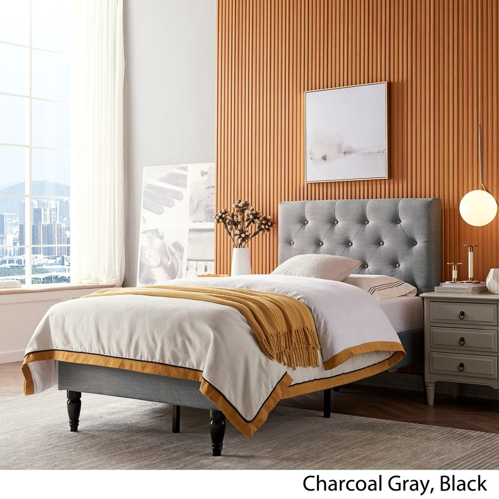 Atterbury Twin-size Contemporary Tufted Platform Bed by Christopher Knight Home