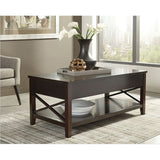 Atterbury Transitional Wood Storage Coffee Table