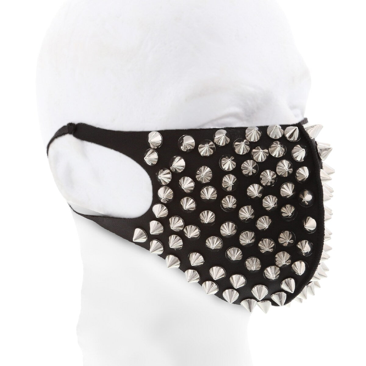 Attitude Studio Spikes Face Mask Costume - Steampunk Mask with Spikes
