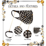 Attitude Studio Spikes Face Mask Costume - Steampunk Mask with Spikes