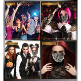 Attitude Studio Spikes Face Mask Costume - Steampunk Mask with Spikes