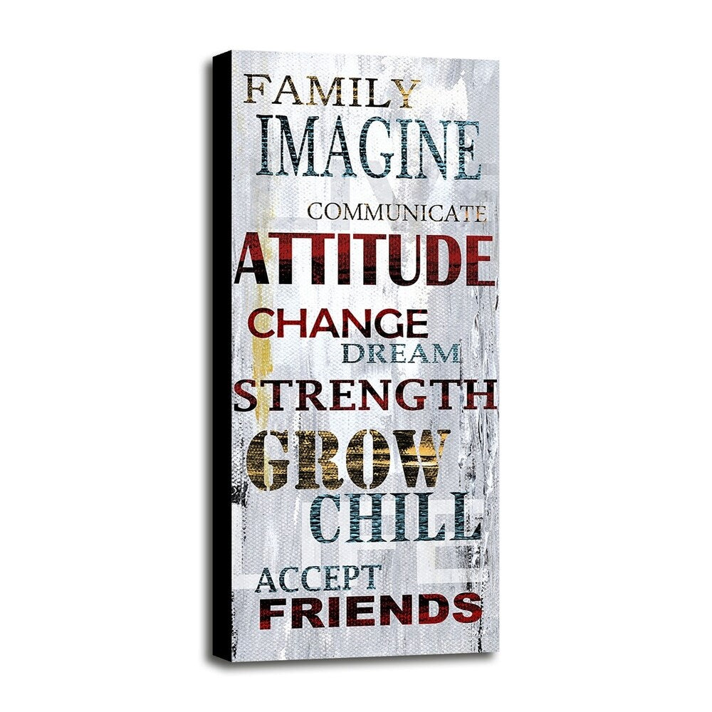 Attitude-WILWAY110724 Framed Print 50"x20" by Willow Way Studios, Inc.