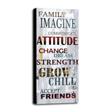 Attitude-WILWAY110724 Framed Print 50"x20" by Willow Way Studios, Inc.