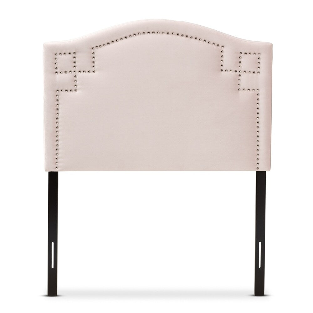 Aubrey Modern and Contemporary Velvet Fabric Upholstered Headboard