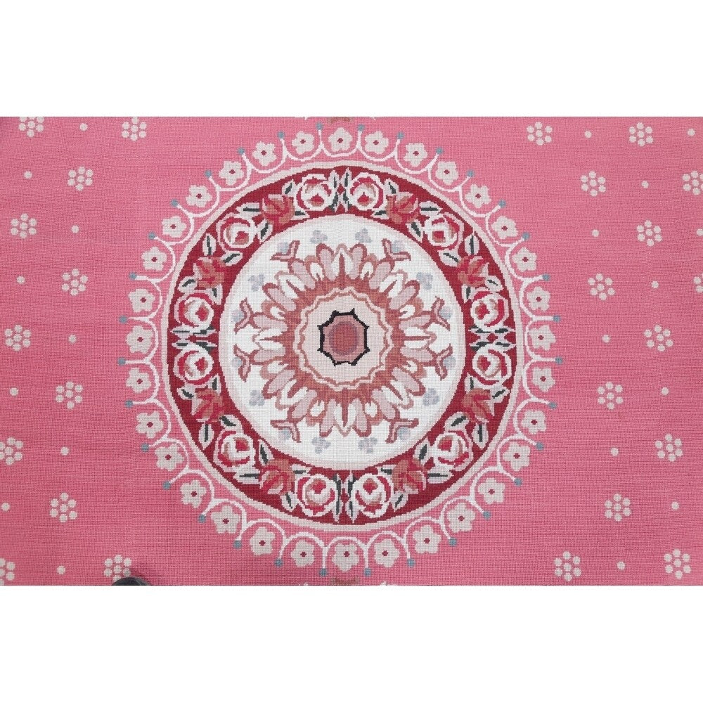 Aubusson Floral Transitional Hand-Woven Wool Chinese Oriental Area Rug - 12'0" x 8'7"