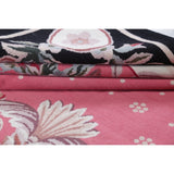 Aubusson Floral Transitional Hand-Woven Wool Chinese Oriental Area Rug - 12'0" x 8'7"