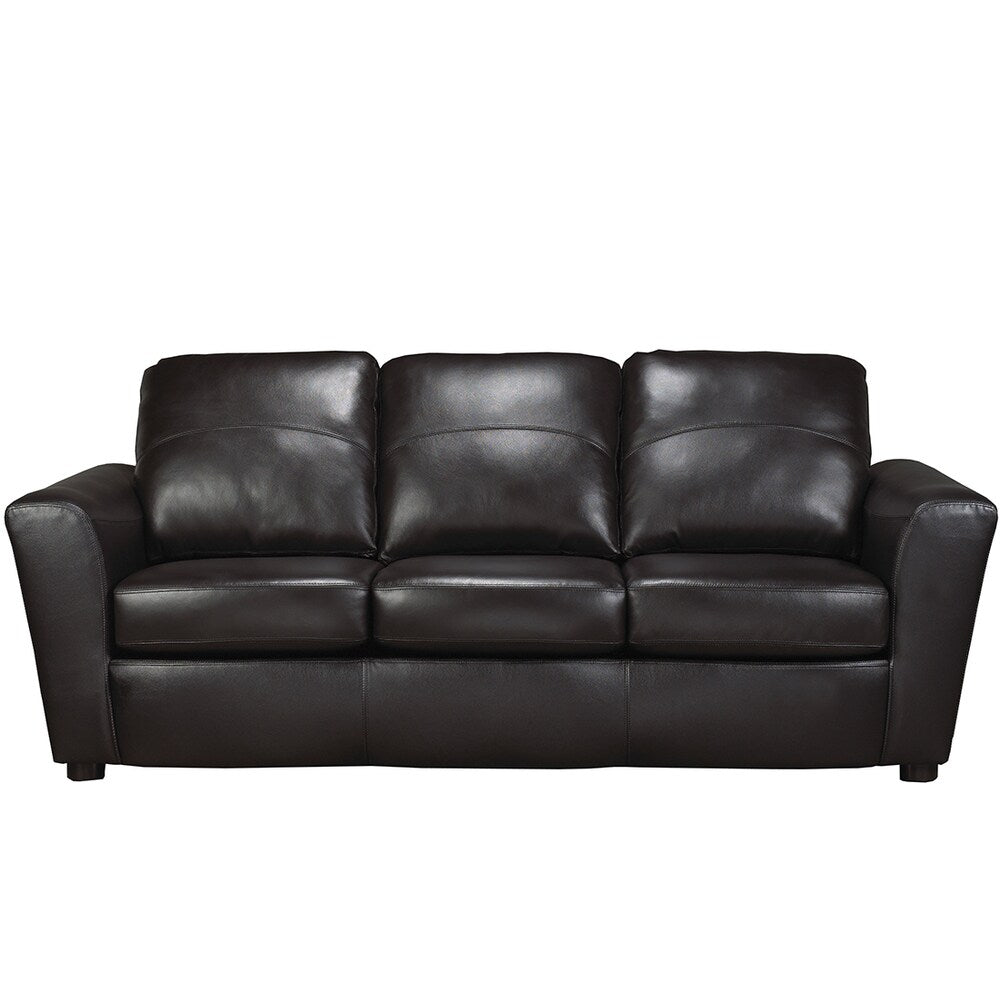 Augusta Italian Leather Sofa and Two Chair Set