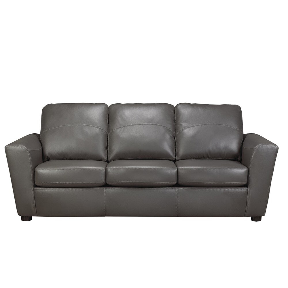 Augusta Italian Leather Sofa and Two Chair Set