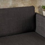 Augustus Mid-century Modern Fabric Chaise Sectional by Christopher Knight Home