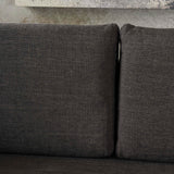 Augustus Mid-century Modern Fabric Chaise Sectional by Christopher Knight Home