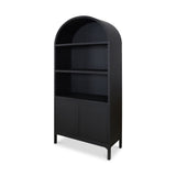 Aurelle Home Arched Bookshelf Display Cabinet
