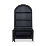 Aurelle Home Arched Bookshelf Display Cabinet