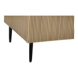 Aurelle Home Art Deco Brass Finish 2-Door Sideboard