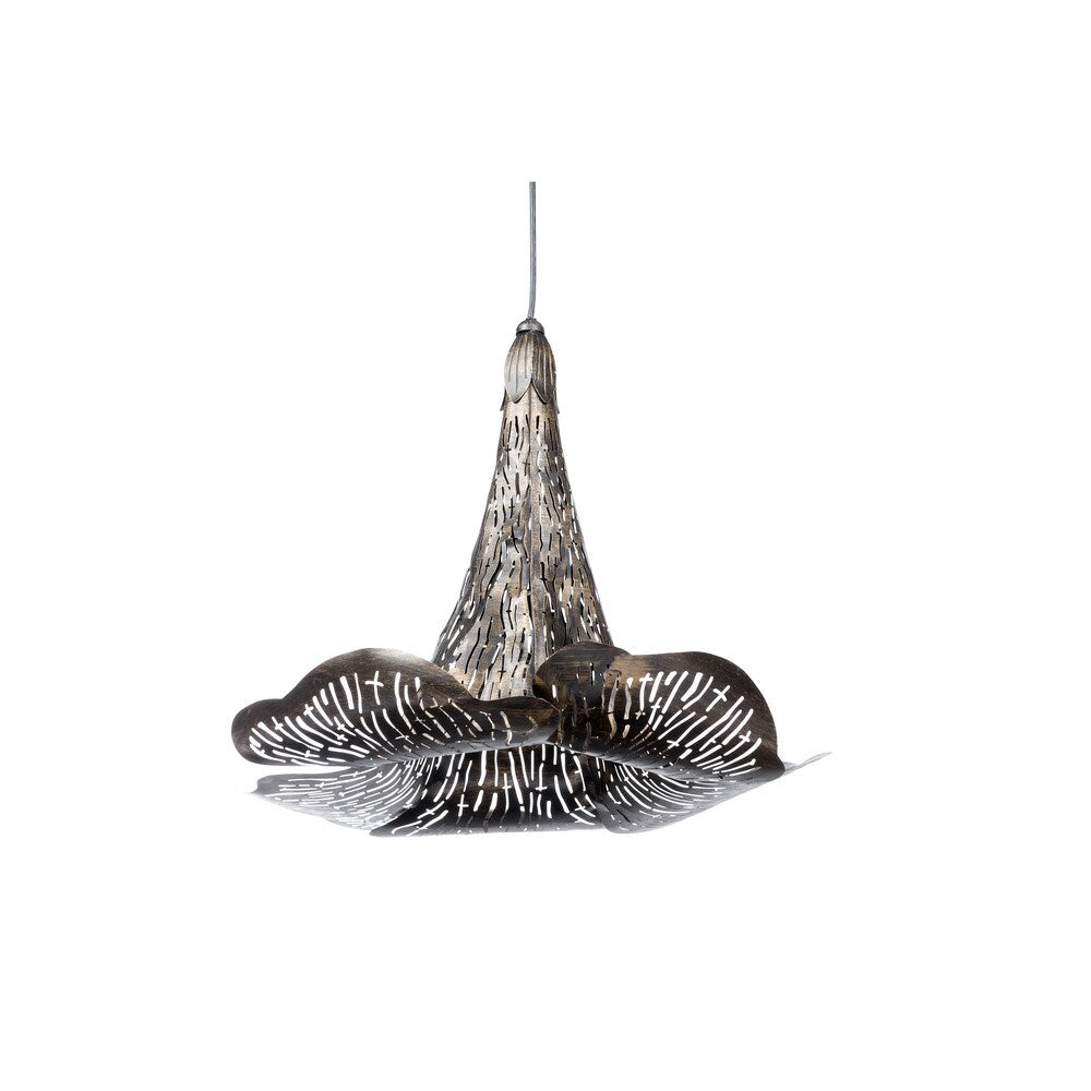 Aurelle Home Bellflower Small Bronze Pendant Lamp