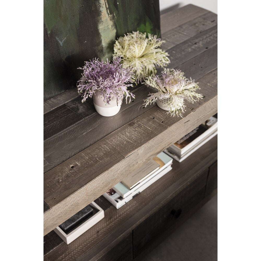 Aurelle Home Distressed Vintage Farmhouse TV Table