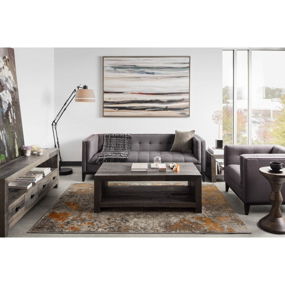 Aurelle Home Distressed Vintage Farmhouse TV Table