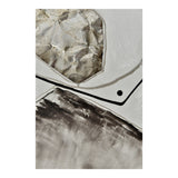 Aurelle Home Modern Gold Tone Monochromatic Canvas Wall Art