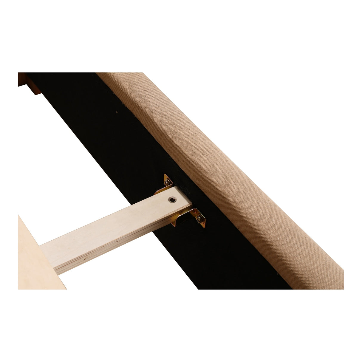 Aurelle Home Modern Upholstered Nail Head Trim Bed