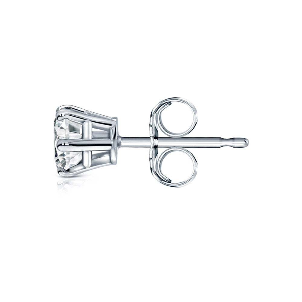 Auriya 1/3ctw Round Diamond Stud Earrings 14k Gold 6-Prong