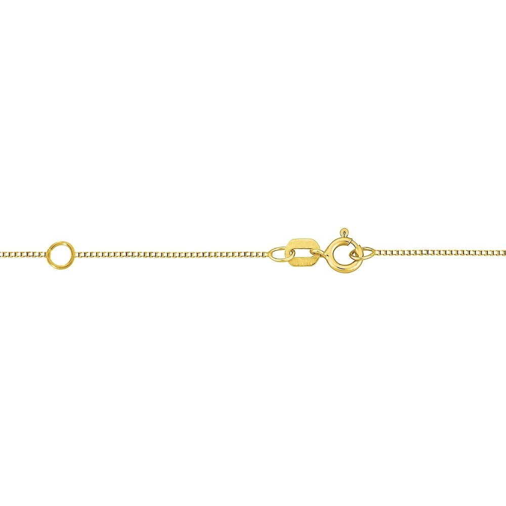 Auriya 14k Gold 1ct TW Round Bezel-set Moissanite Necklace Solitaire - 6.5 mm - 6.5 mm