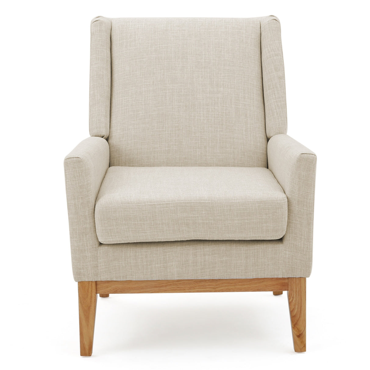 Aurla Mid-century Upholstered Accent Chair by Christopher Knight Home - 27.50" L x 28.50" W x 36.50" H
