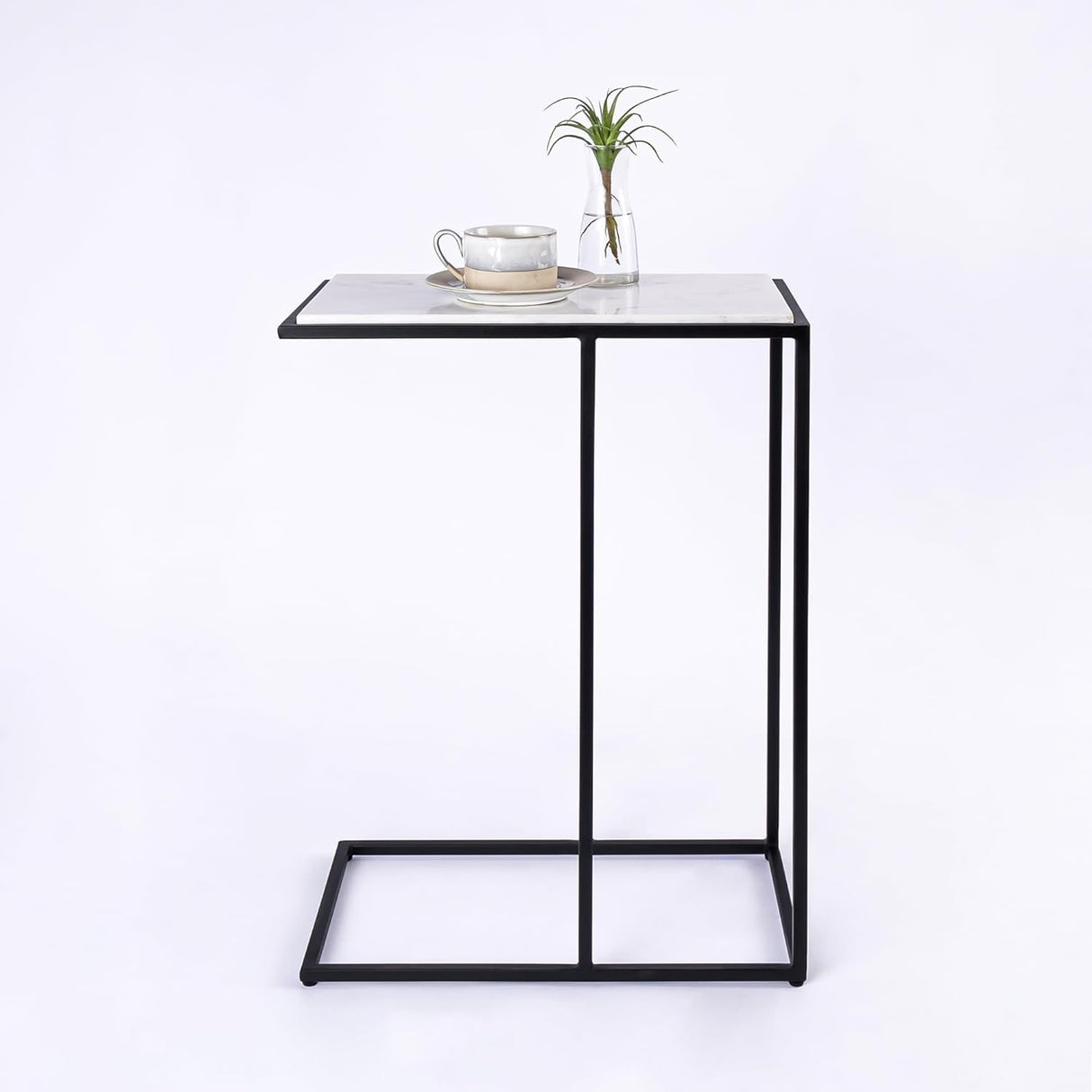 Aurora Home Genuine Marble Top Rectangular C Table