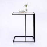 Aurora Home Genuine Marble Top Rectangular C Table