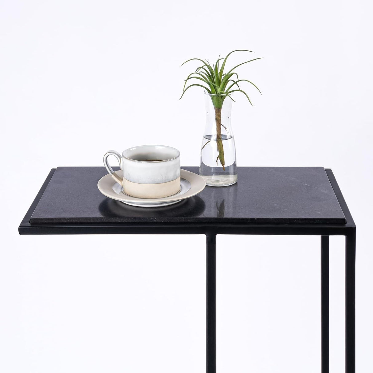 Aurora Home Genuine Marble Top Rectangular C Table
