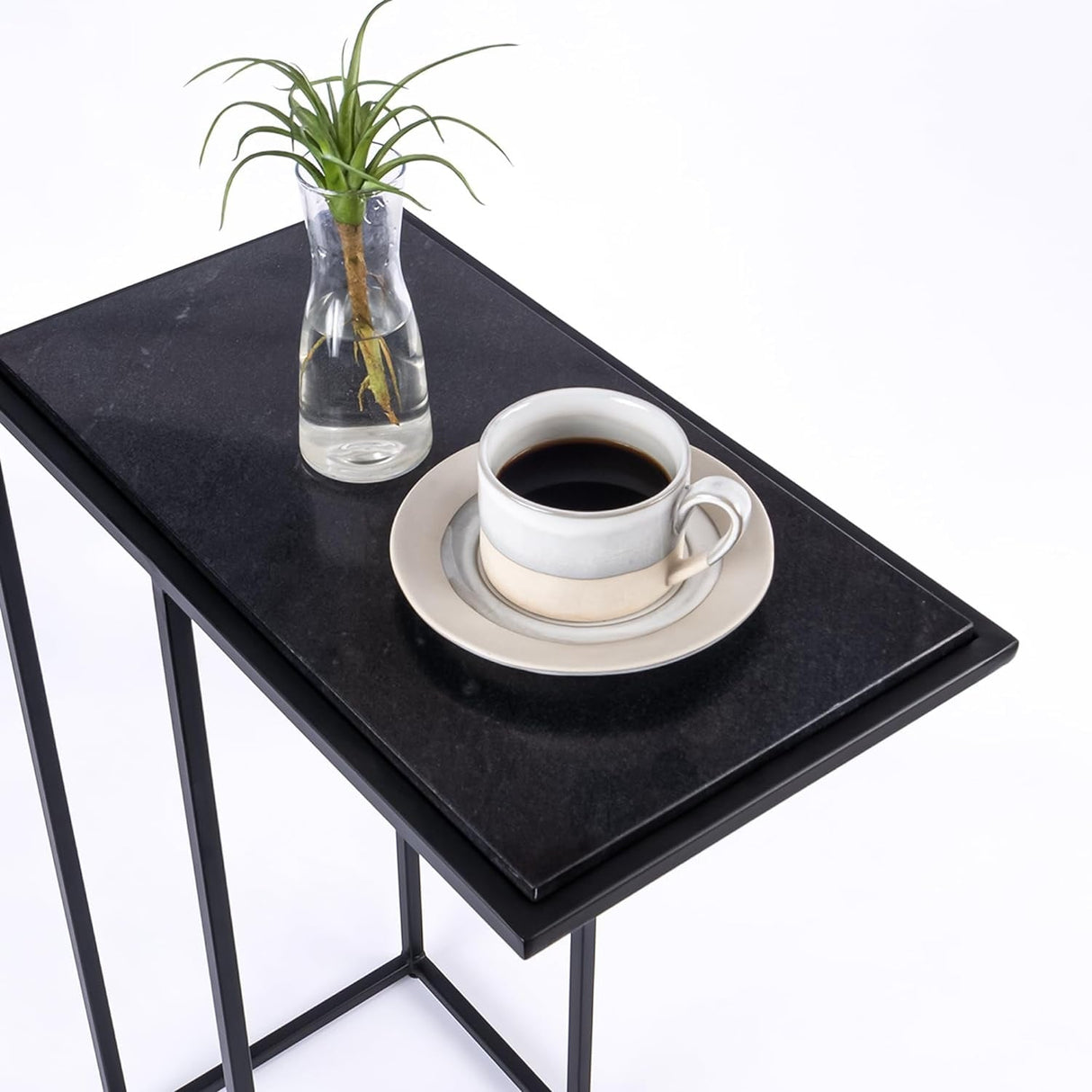Aurora Home Genuine Marble Top Rectangular C Table
