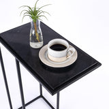 Aurora Home Genuine Marble Top Rectangular C Table