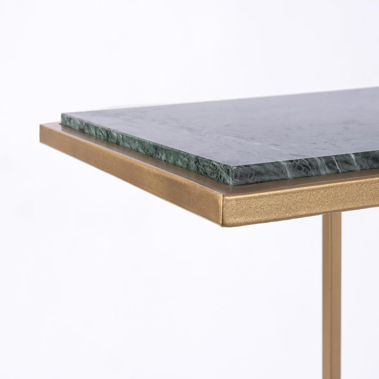 Aurora Home Genuine Marble Top Rectangular C Table