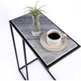 Aurora Home Genuine Marble Top Rectangular C Table