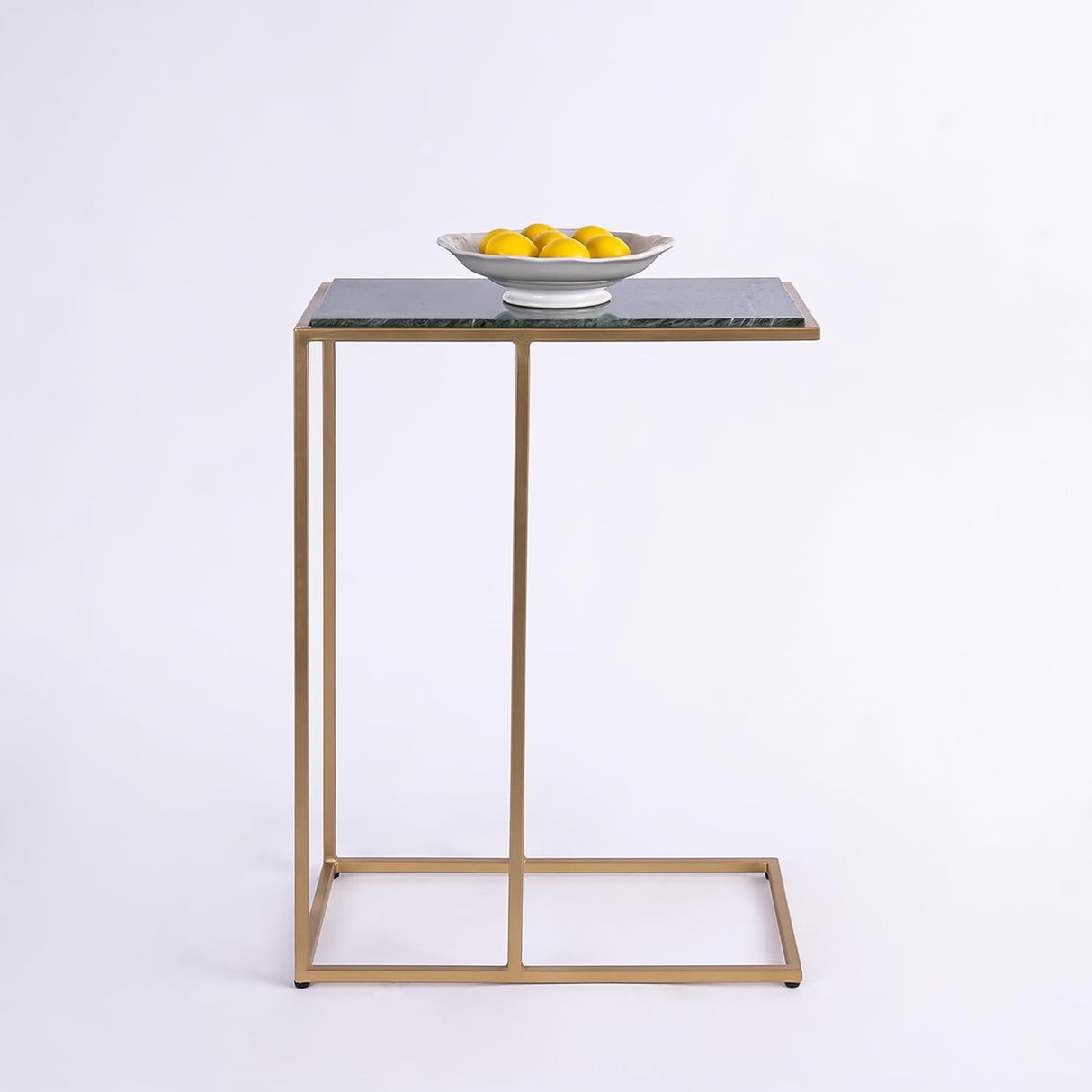 Aurora Home Genuine Marble Top Rectangular C Table