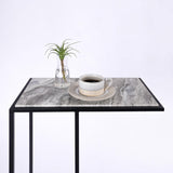 Aurora Home Genuine Marble Top Rectangular C Table