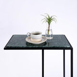 Aurora Home Genuine Marble Top Rectangular C Table