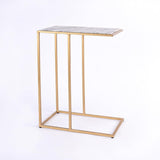 Aurora Home Genuine Marble Top Rectangular C Table