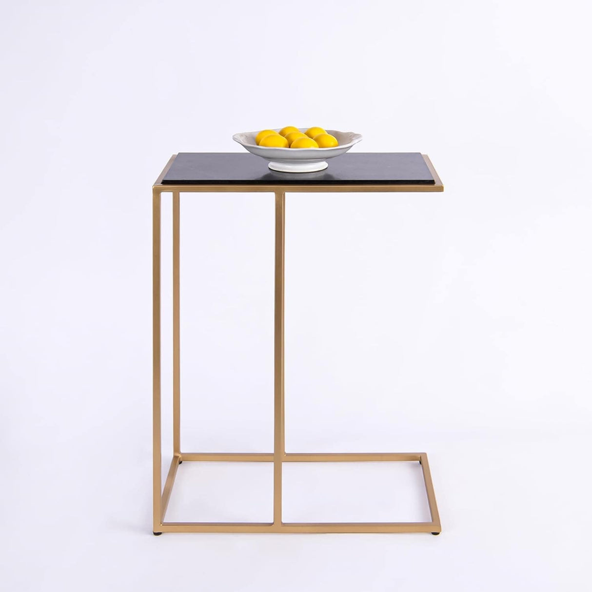 Aurora Home Genuine Marble Top Rectangular C Table