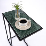 Aurora Home Genuine Marble Top Rectangular C Table